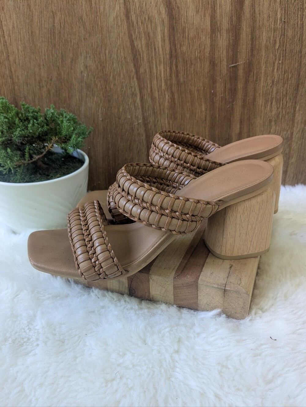 A New Day Braided Heel Sandals